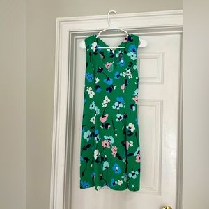 Worn once! Vince Camuto green floral cocktail dress size 10 (ten)!